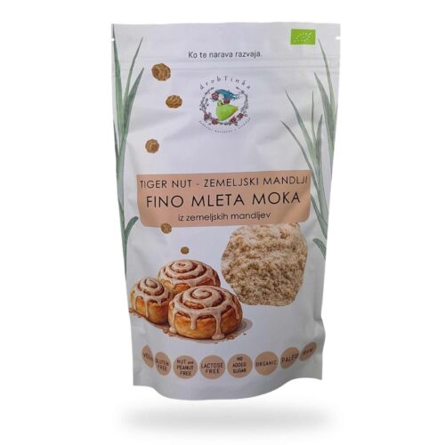 drobTinka Ekološka presna moka iz zemeljskih mandljev, fino mleta