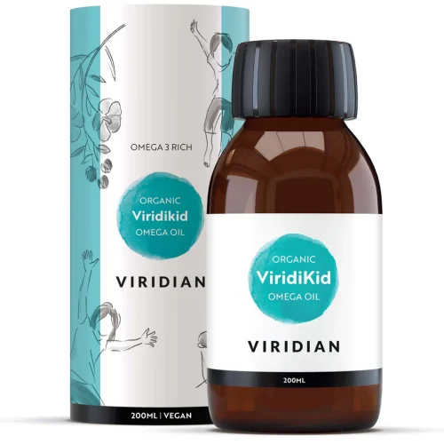 ViridiKid ekološko Omega3 olje za otroke, 200 ml