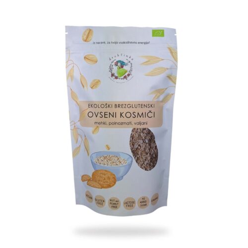 drobTinka Presni ekološki ovseni kosmiči brez glutena