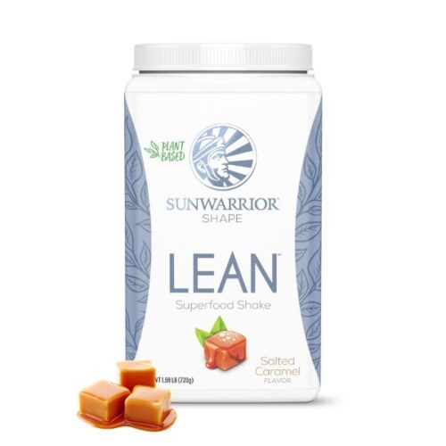 Sunwarrior Lean Meal Superfood Shake – mešanica za pripravo nadomestka obroka z okusom karamele, 720 g