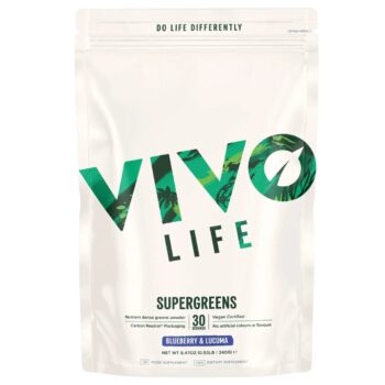 Vivo Life multivitaminska mešanica Thrive borovnica in lucuma, 240 g