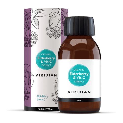 Viridian Črni bezeg sirup z vitaminom C