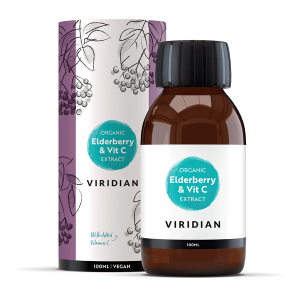 Viridian Črni bezeg sirup z vitaminom C