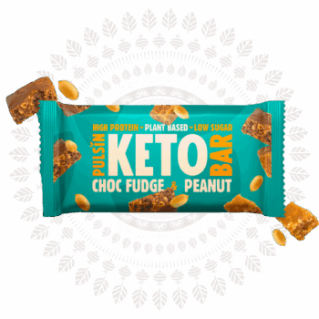 Pulsin Keto proteinska tablica z okusom arašidov in čokolade