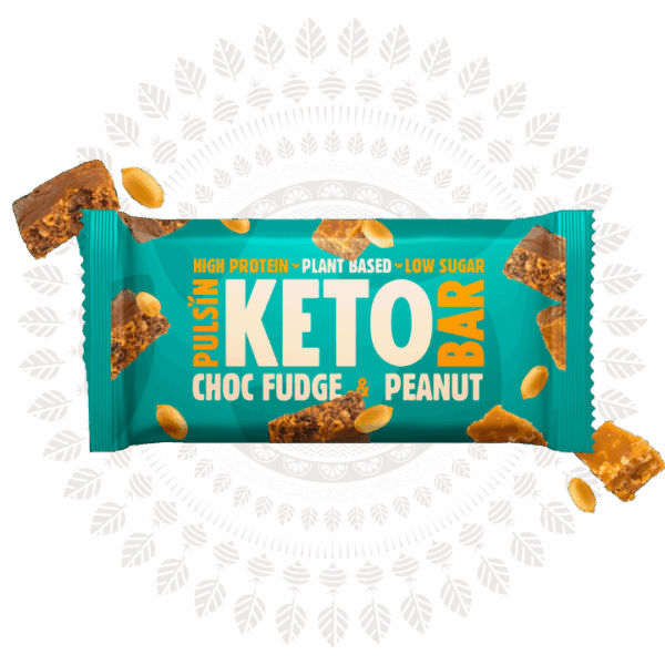 Pulsin Keto proteinska tablica z okusom arašidov in čokolade