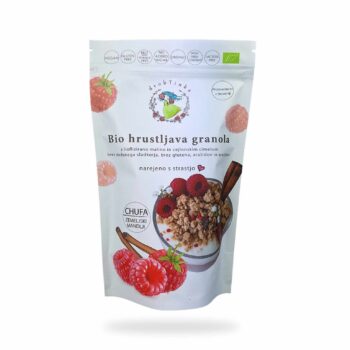 drobTinka Ekološka granola z malino in cejlonskim cimetom, 300 g