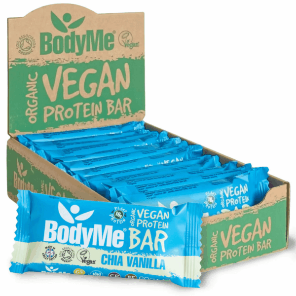 Bodyme proteinska ploščica chia vanilla Bodyme proteinska ploščica chia vanilla