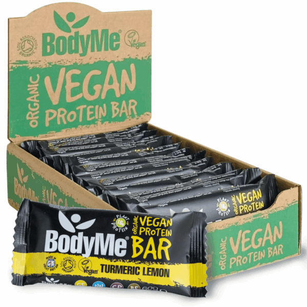 Bodyme proteinska ploščica turmeric lemon Proteinska ploščica BodyMe z okusom limone in kurkume, 60 g
