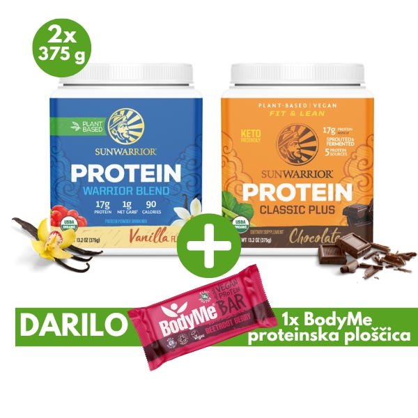 Sunwarrior mali proteinski paket + DARILO
