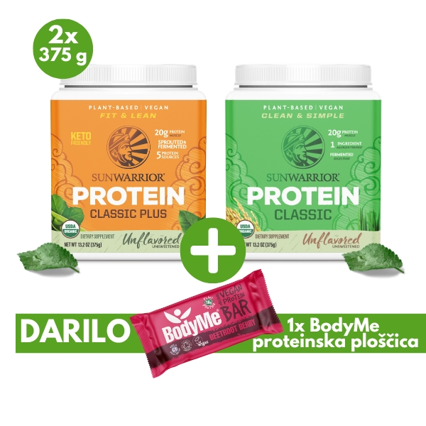 Sunwarrior mali proteinski paket + DARILO