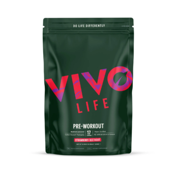 Vivo Life Pre-workout mešanica z okusom jagode