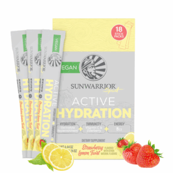 Sunwarrior Active Hydration - hidracijski napitek, okus jagoda-limona