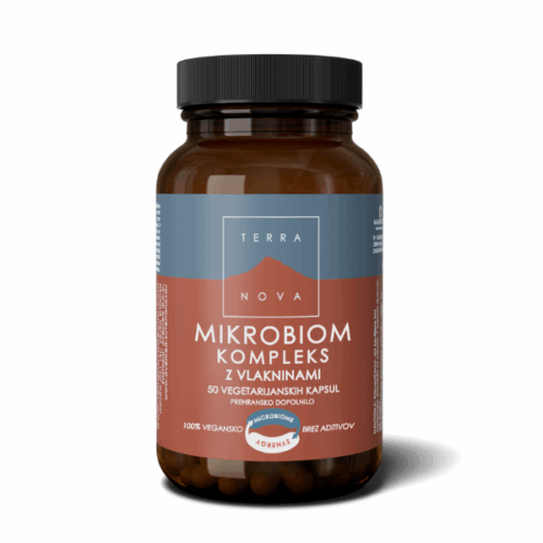 Terranova Mikrobiom kompleks z vlakninami (50 kapsul)
