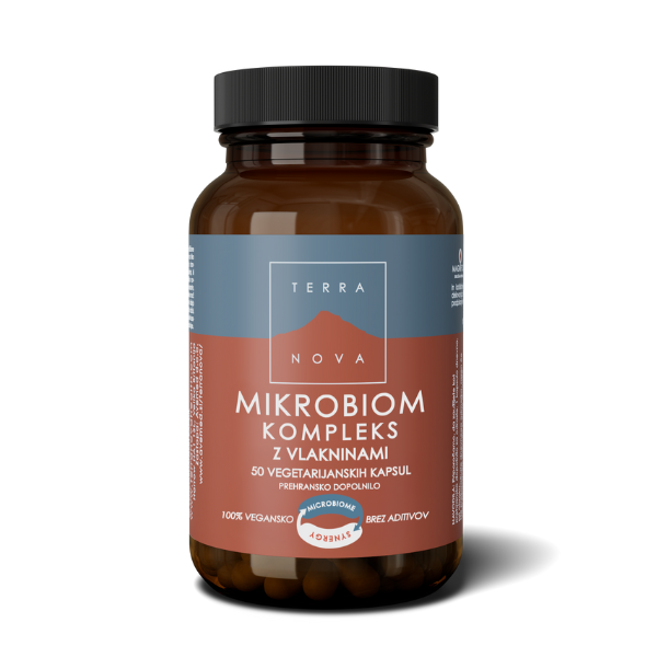 Terranova Mikrobiom kompleks z vlakninami (50 kapsul)