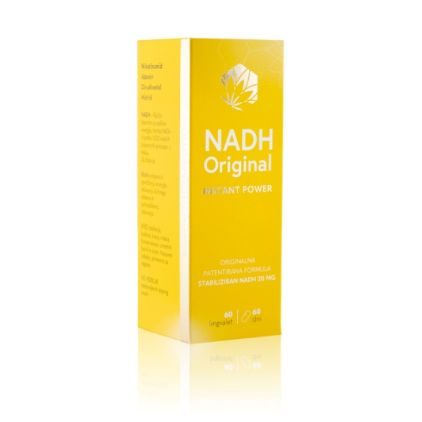 Eubioma NADH Original Instant Power – Stabiliziran NADH 20 mg, 30 pastil