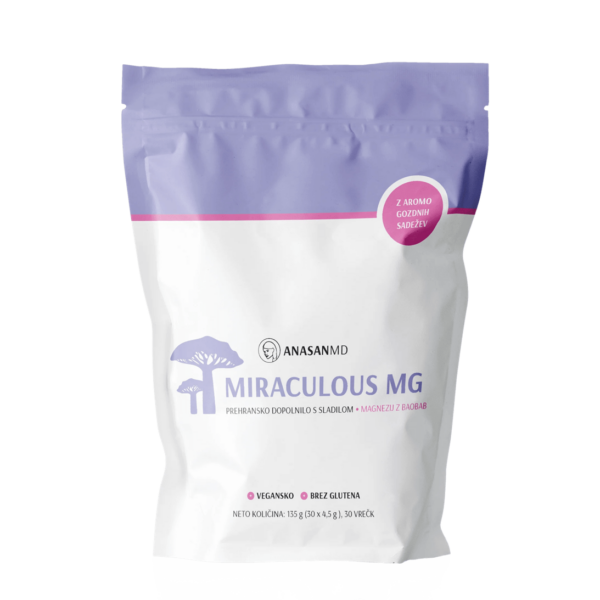 Magnezij Miraculous MG Anasan MD z aromo gozdnih sadežev Magnezij Miraculous MG Anasan MD z aromo gozdnih sadežev