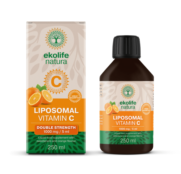 Liposomski vitamin C Ekolife Natura, 1000 mg