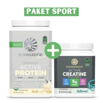 Paket ŠPORT - Sunwarrior Active kreatin in proteini