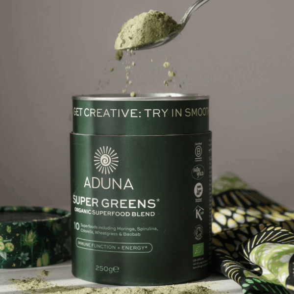 Aduna Mešanica superzelenja SUPER GREENS, ekološko, 250 g
