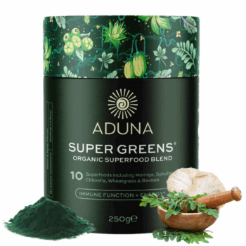 Aduna Mešanica superzelenja SUPER GREENS, ekološko, 250 g