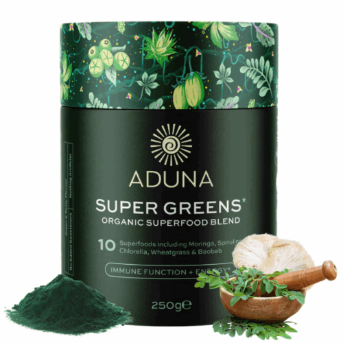 Aduna Mešanica superzelenja SUPER GREENS, ekološko, 250 g