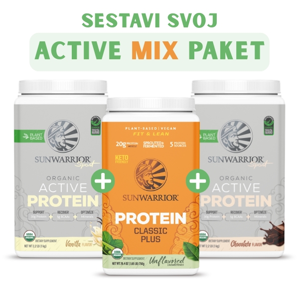 Sunwarrior veliki Active MIX paket, 3-pack