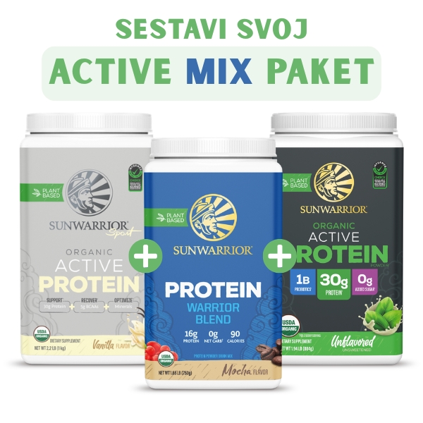 Sunwarrior veliki Active MIX paket, 3-pack
