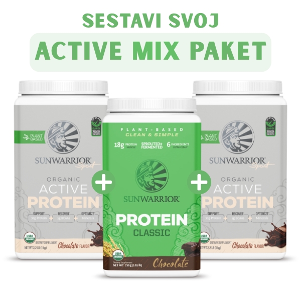 Sunwarrior veliki Active MIX paket, 3-pack