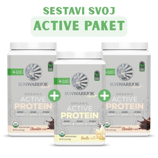 Sunwarrior veliki Active paket, 3-pack