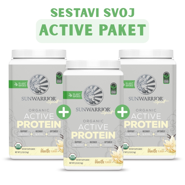 Sunwarrior veliki Active paket, 3-pack
