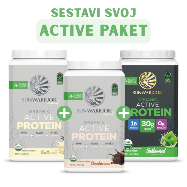 Sunwarrior veliki Active paket, 3-pack