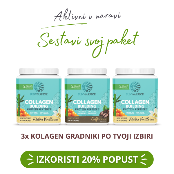 PAKET Sunwarrior Kolagen gradniki 3-pack
