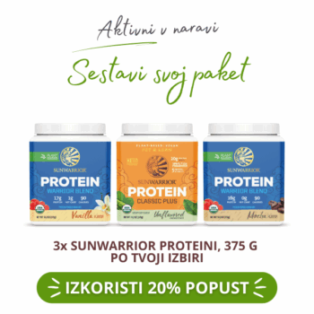 PAKET Mali Sunwarrior proteini 3-pack