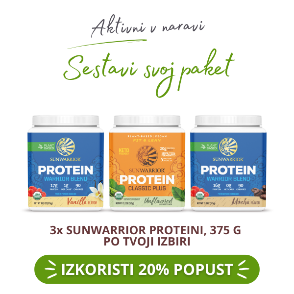 PAKET Mali Sunwarrior proteini 3-pack