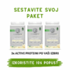 PAKET Sunwarrior Active proteini 3-pack