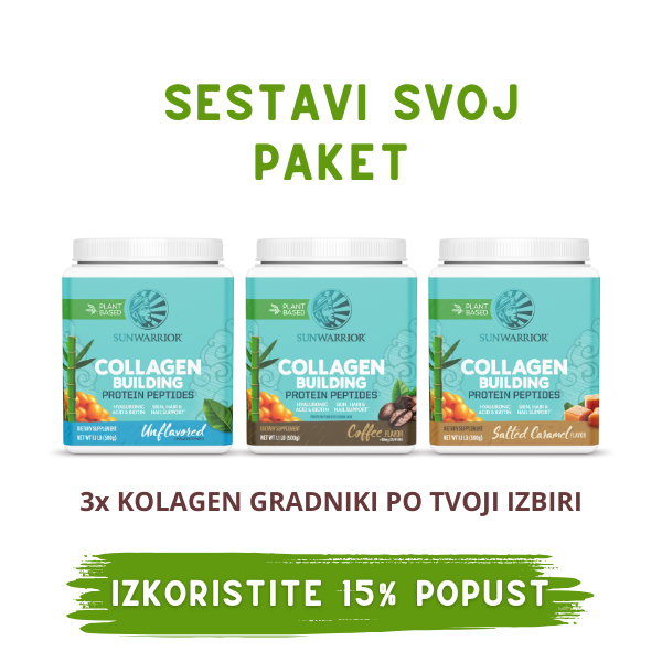 PAKET Sunwarrior Kolagen gradniki 3-pack
