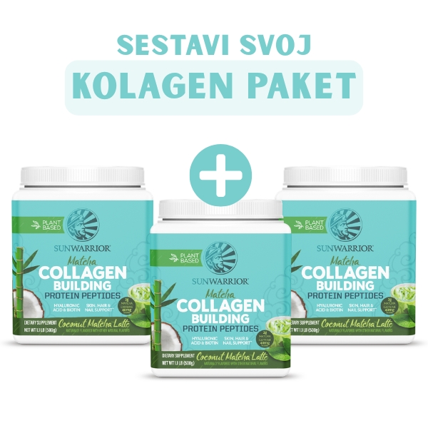 Sunwarrior kolagen gradniki paket 3-pack