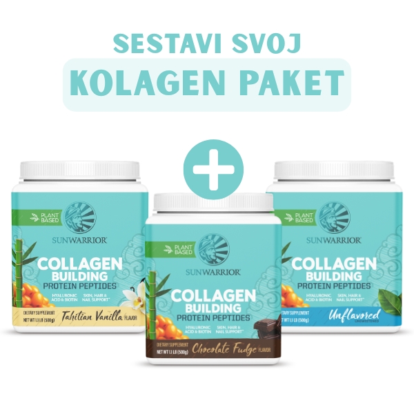 Sunwarrior kolagen gradniki paket 3-pack