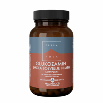 Terranova Glukozamin, smola bosvelije in MSM kompleks, 50 kapsul