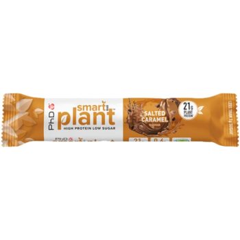PhD Smart plant proteinska ploščica - okus slana karamela, 64 g