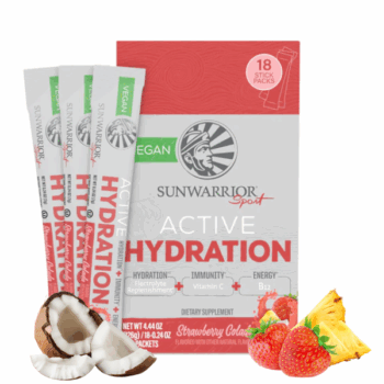 Sunwarrior Active Hydration - hidracijski napitek, okus jagodna pina-colada