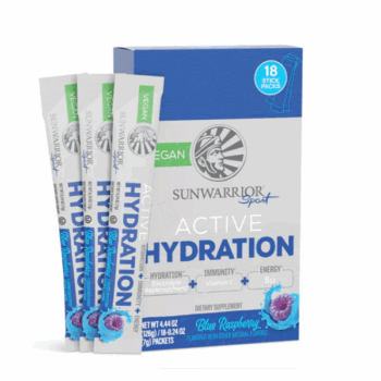 Sunwarrior Active Hydration - hidracijski napitek, okus modra malina