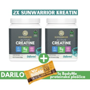 paket-2-sunwarrior-kreatin-darilo-bodyme-bar-pomaranca-2026 PAKET 2x Sunwarrior Active kreatin, 300g + DARILO
