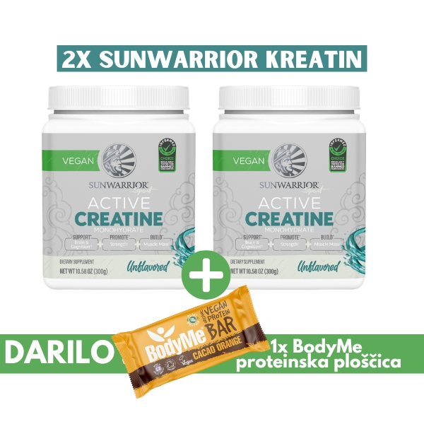 PAKET 2x Sunwarrior Active kreatin, 300g + DARILO
