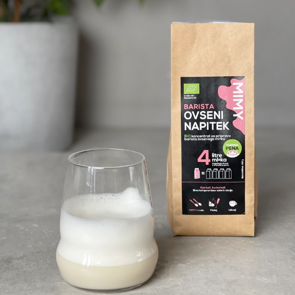 MIMY Barista ovsena osnova, 400 g (za 4 litre napitka), ekološko