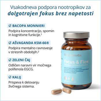 NatureVibe Focus Flow nootropiki