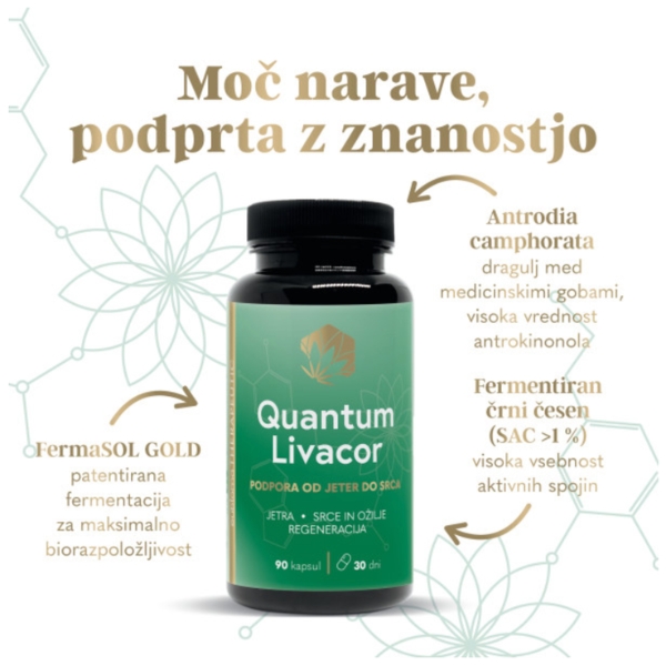 Eubioma Quantum Livacor, 60 kapsul