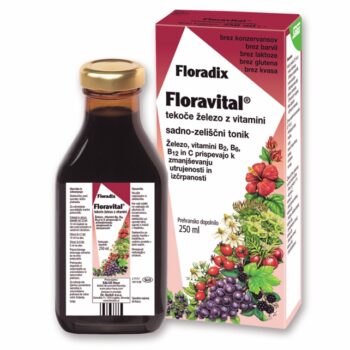 Floradix-Floravital-tekoce-zelezo-z-vitamini Floradix Floravital, tekoče železo z vitamini, 250 ml