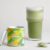 kissa-matcha-vanilija-latte-napitek Kissa Matcha Latte Vanilla Mix - ekološko, 120 g