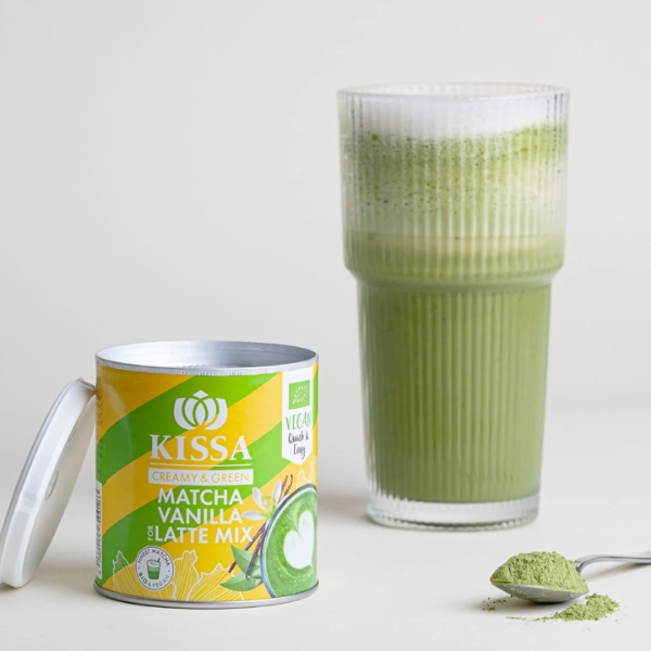 Kissa Matcha Latte Vanilla Mix - ekološko, 120 g